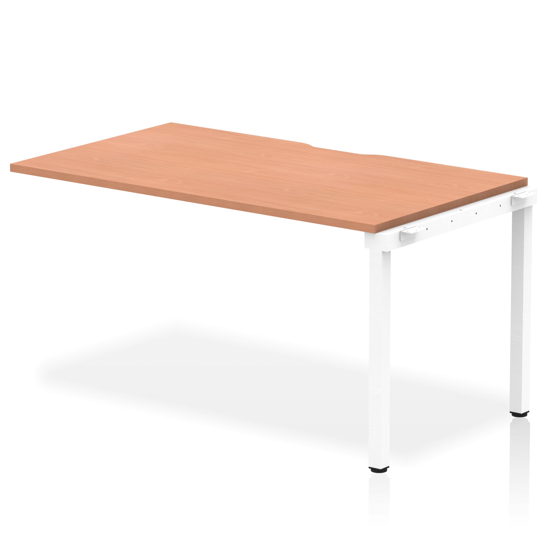 Evolve Plus Single Row Bench Desk Extension Kit
