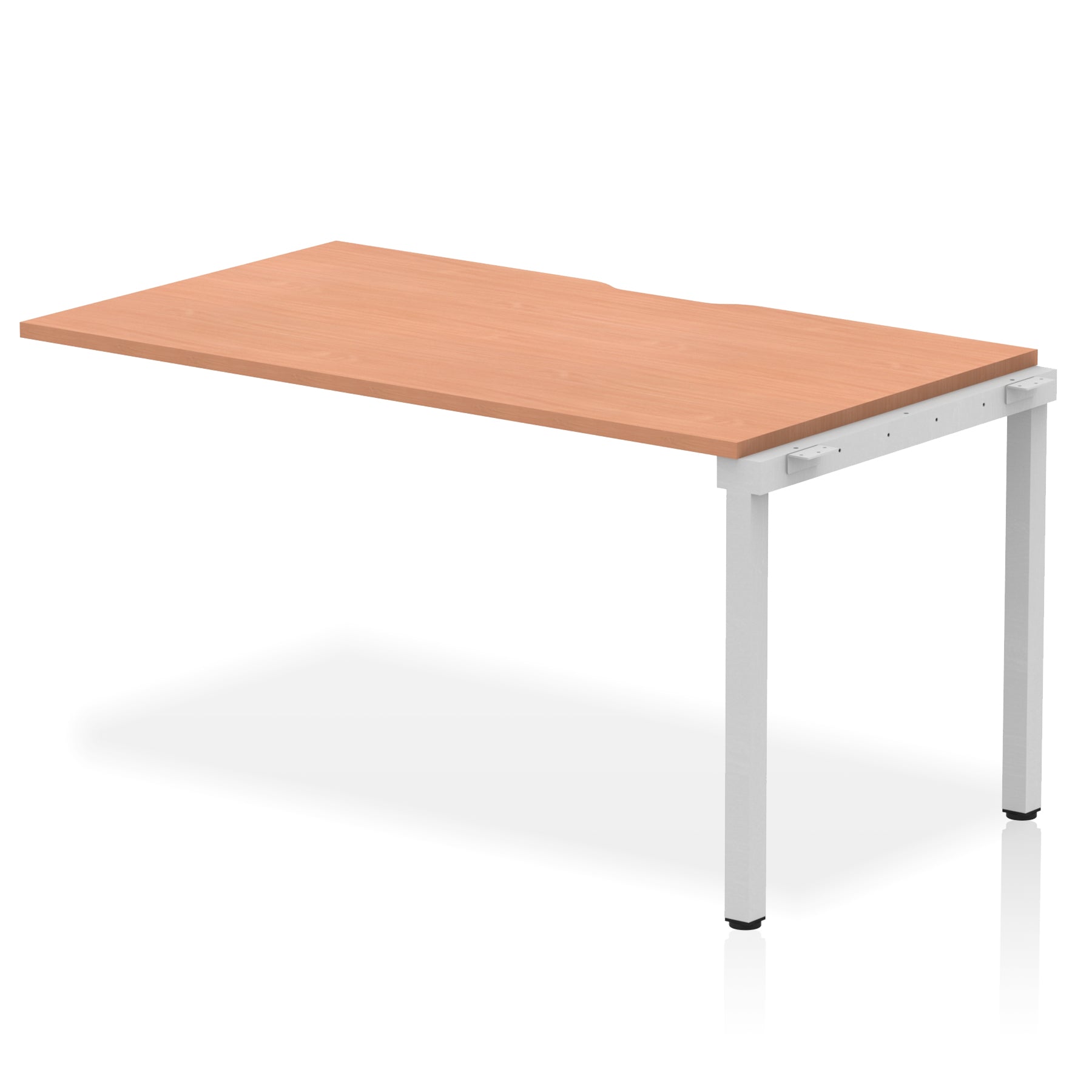 Evolve Plus Single Row Bench Desk Extension Kit
