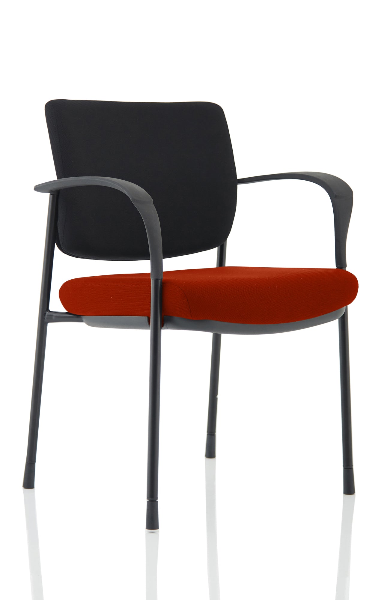 Brunswick Deluxe Medium Back Stacking Visitor Office Chair with Arms Bespoke